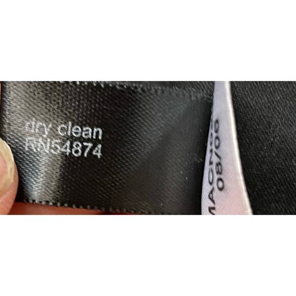 The Limited Black Velvet Pencil Mini Skirt Women’s 4 Lined Classic Chic Workwear - Picture 8 of 10